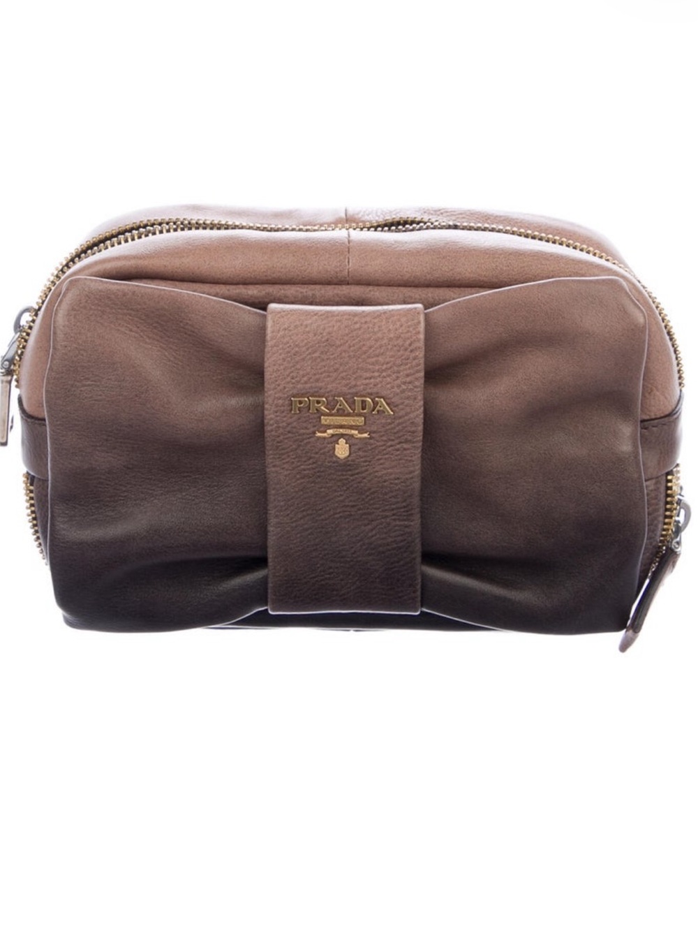 Prada Vitello Glacé Bow Clutch - Picture 5 of 7